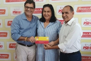 Ângelo Almeida, Eliana Boaventura e Roberto Tourinho