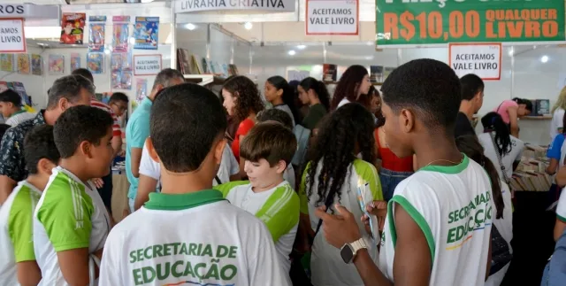 Alunos da rede municipal na Flifs