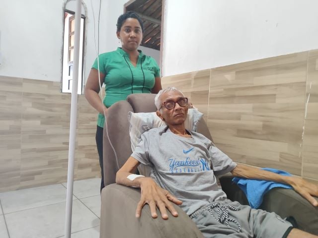Família enfrenta dificuldade para cuidar de homem com esclerose múltipla