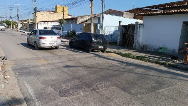 quebra mola na rua 2 bairro cidade nova