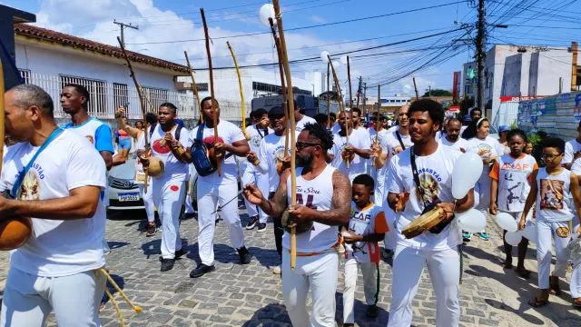 arrastão pela paz capoeira