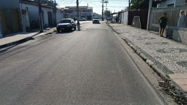 quebra mola na rua 2 bairro cidade nova