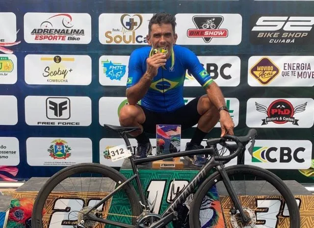 Will Bala bicampeão de ciclismo de estrada em Cuiabá