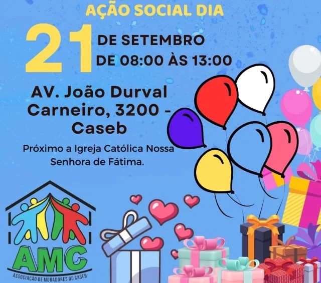 cartaz ação social caseb