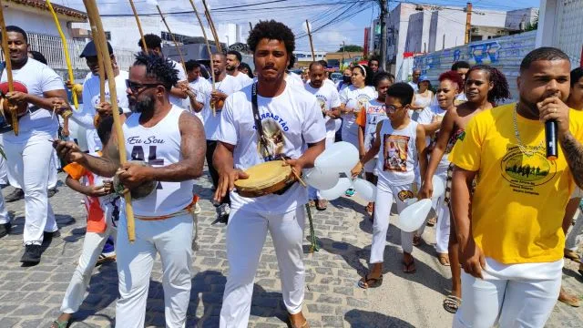 arrastão pela paz capoeira