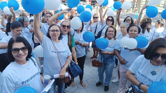 Manifestação dos professores - precatórios do Fundef