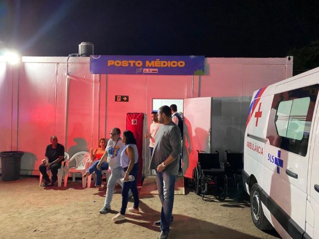 posto da Sesab no Canta Bahia Feira de Santana 2024