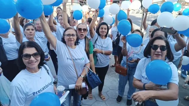 Manifestação dos professores - precatórios do Fundef