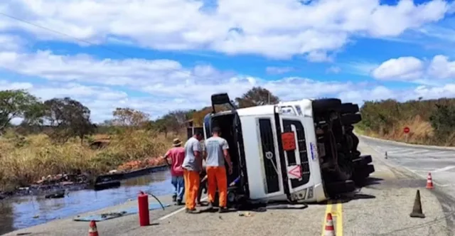 acidente com carreta no sudoeste baiano