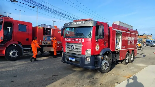 Incêndio no bairro Pedra do Descanso