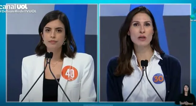 tabata e marina helena debate - viagem de jatinho para Feira de Santana