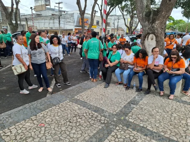 manifestação agentes de endemias e saúde