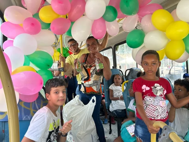 Escola celebra Dia das Crianças com gincana estudantil e passeio recreativo no distrito de Tiquaruçu