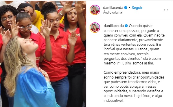 daniela lacerda corujão instagram