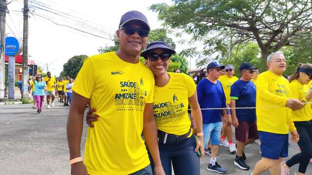 caminhada solidária Bruna Borges Pilates 