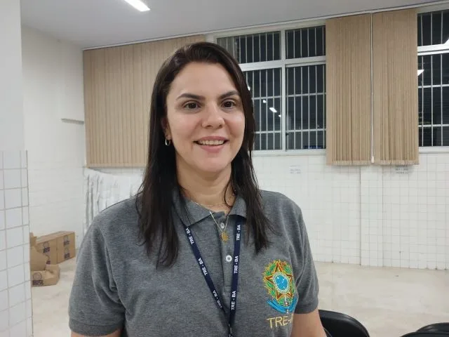 analista judiciária da 155 zona eleitoral, Márcia Andrade