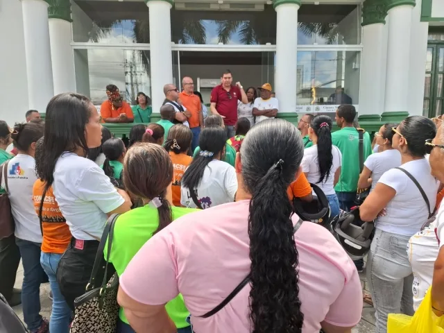 manifestação agentes de endemias e saúde