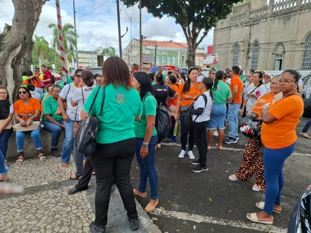 manifestação agentes de endemias e saúde