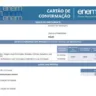 Cartão de confirmação do enem