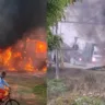 incêndio ônibus