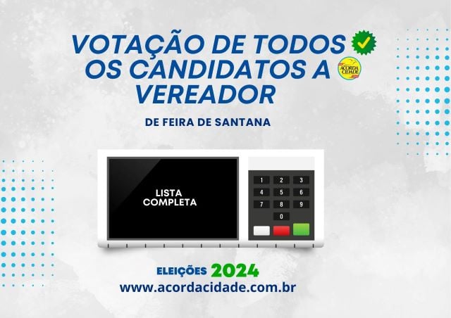 Veja quantos votos teve seu vereador