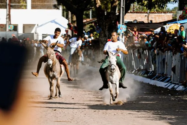 Corrida Tradicional de Jegue em Afligidos