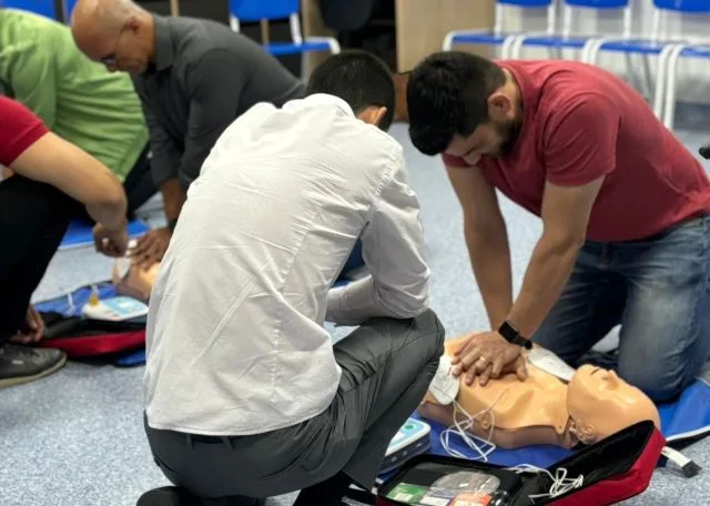 Curso de BLS realizado na unidade de Vitória da Conquista