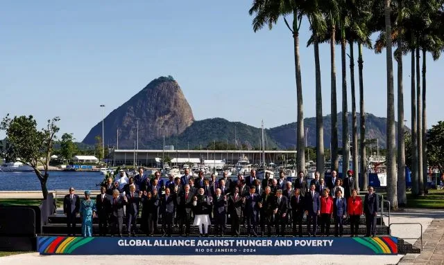 líderes do G20 no Rio de Janeiro