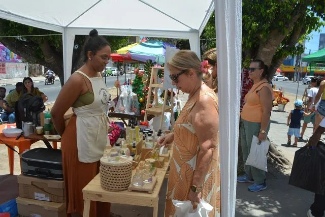 feira venda produtos artesanato