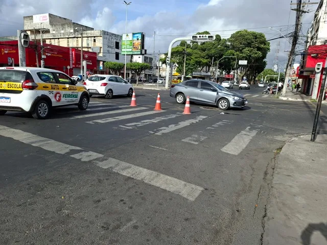 Colisão no Centro da Cidade