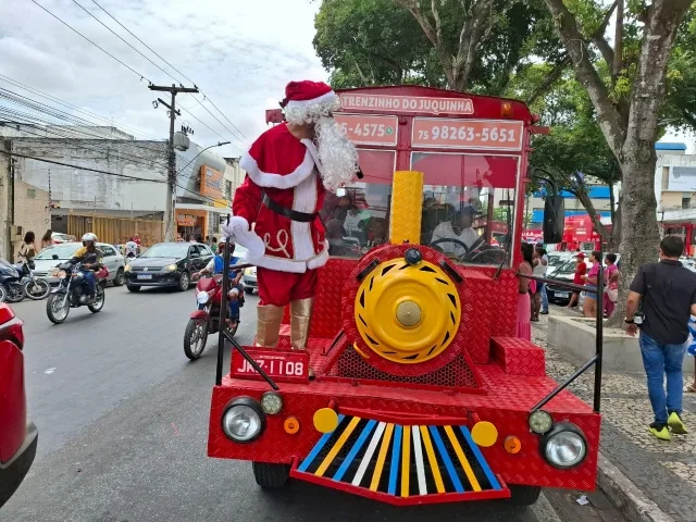 Shopping Popular Cidade das compras - chegada do papai noel - Natal - 8