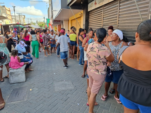 Black friday no centro de feira - comercio