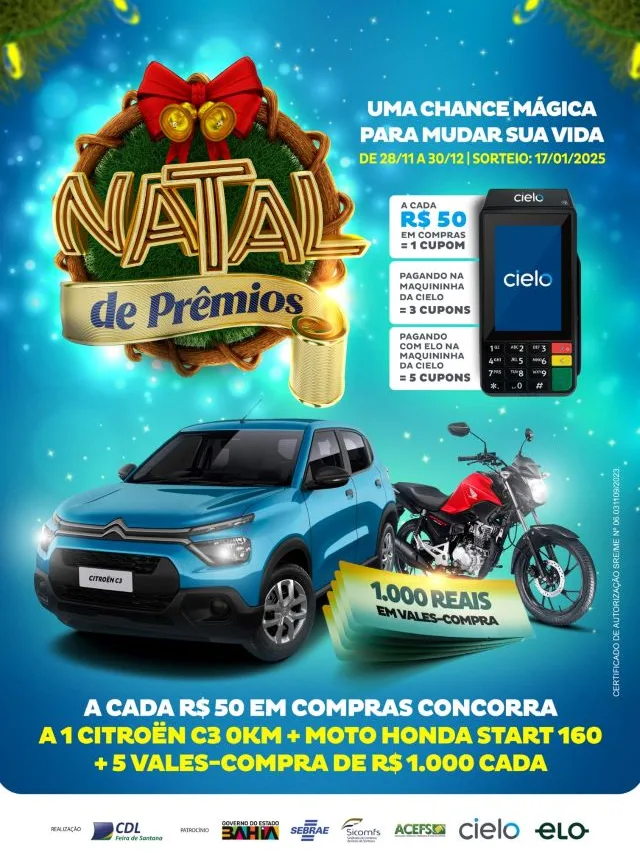 Natal de Prêmios 2024 de Feira de Santana