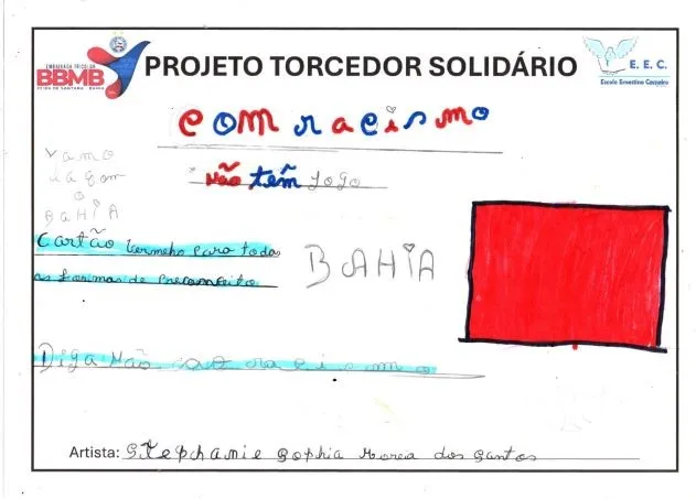 projeto antirracista Bahia Embaixada Tricolor