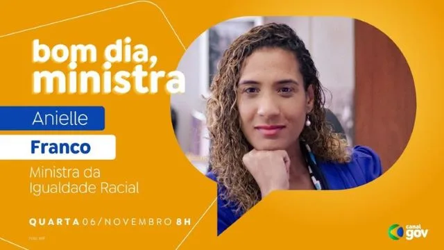 Anielle Franco no Bom Dia, ministra