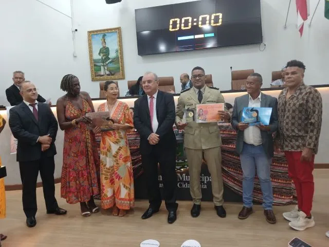 Câmara celebra Dia da Consciência Negra com homenagens a Lourdes Santana, Zumbi e Lucas da Feira