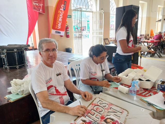 Testagem para HTLV - Mercado de Arte Popular - ft ney silva acorda cidade1