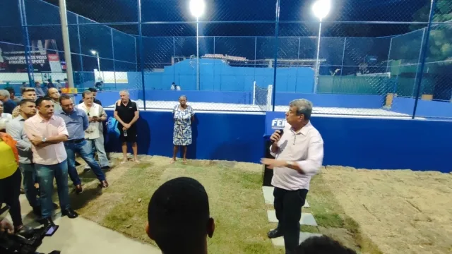 Nova praça poliesportiva e quadra de beach tennis na Fraga Maia