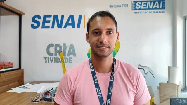 professor Welber Lima, coordenador técnico do Senai de Feira de Santana