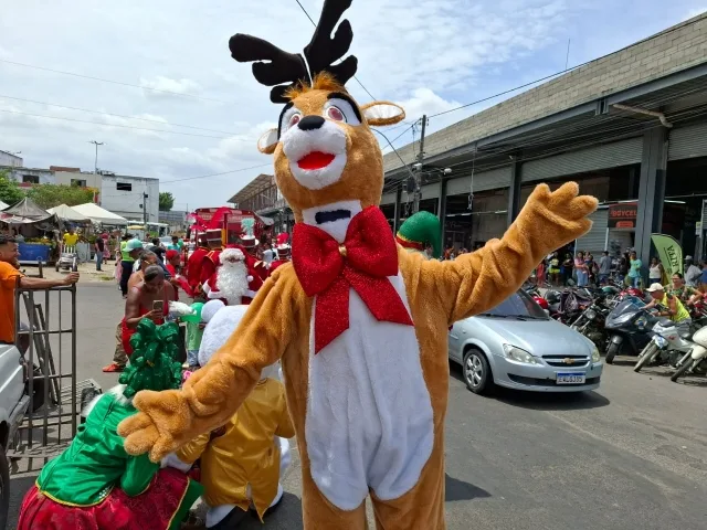 Shopping Popular Cidade das compras - chegada do papai noel - Natal - 8