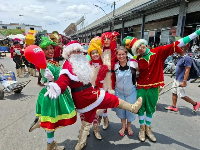 Shopping Popular Cidade das compras - chegada do papai noel - Natal - 8