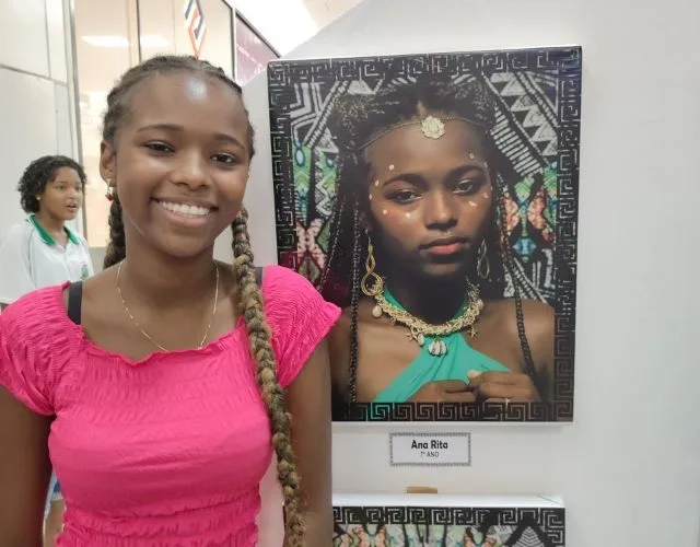 Escola realiza ensaio fotográfico com alunos para promover valorização da cultura negra e indígena