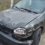 carro batido atropelamento