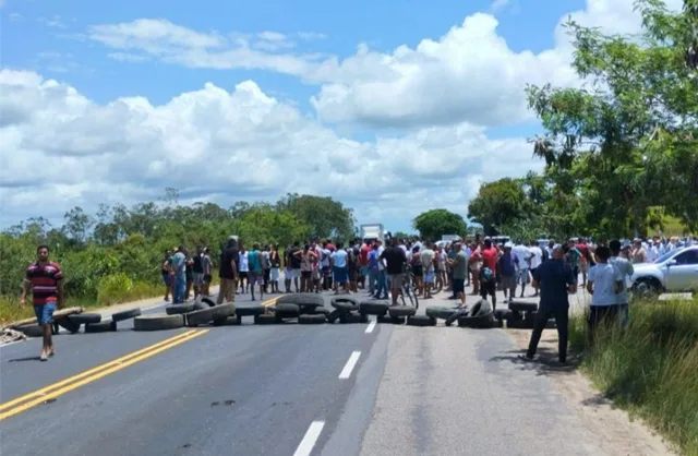 Manifestação em Porto Seguro