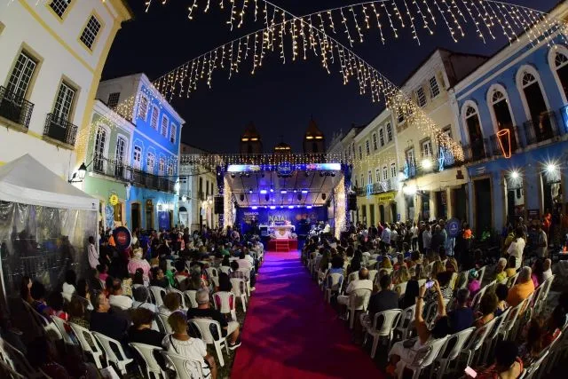 programação de Natal no Centro Histórico de Salvador