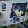 painel jogador Vinícius júnior astro futebol cbf