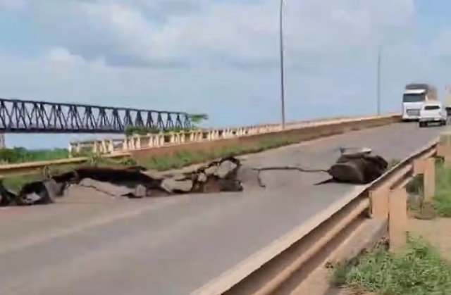 Ponte entre Tocantins e Maranhão desaba