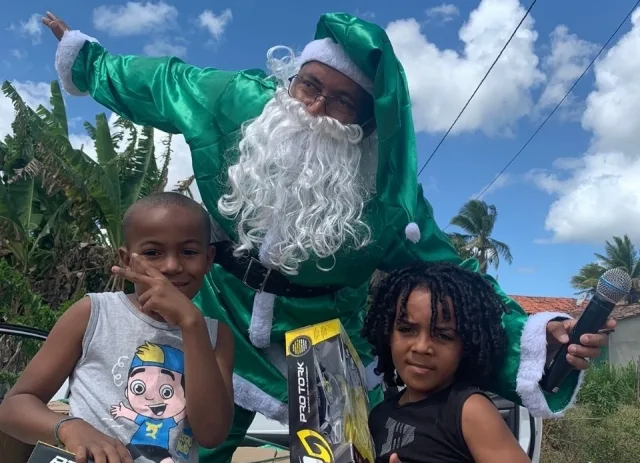 Papai noel verde