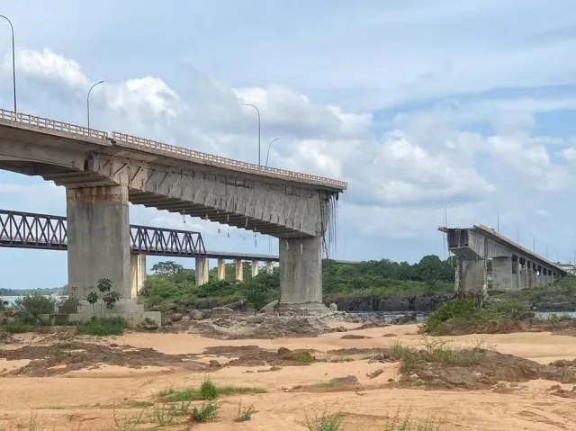 Ponte entre Tocantins e Maranhão desaba