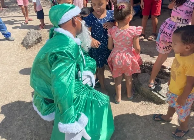 Papai noel verde